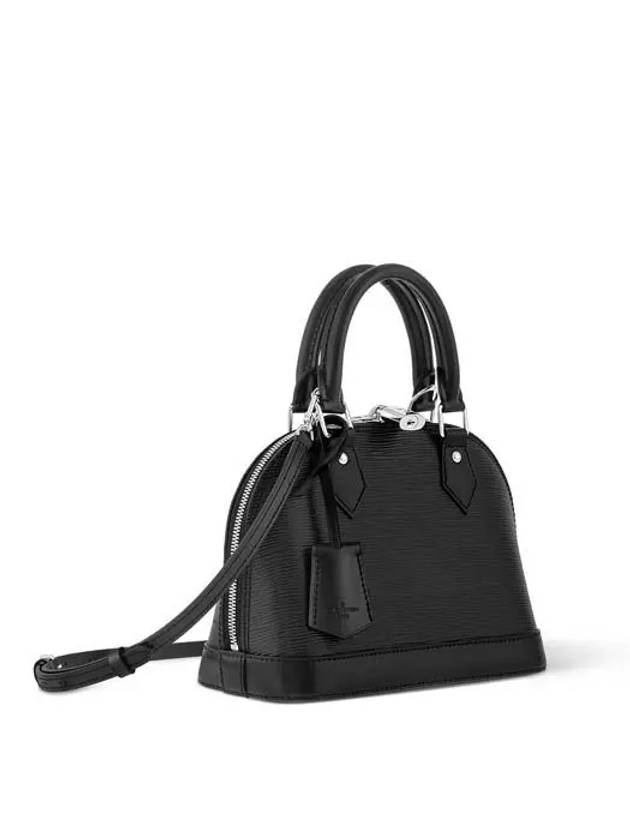 Alma BB Epi Shoulder Bag Black