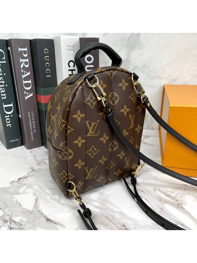 Palm Springs Monogram Mini Backpack Brown