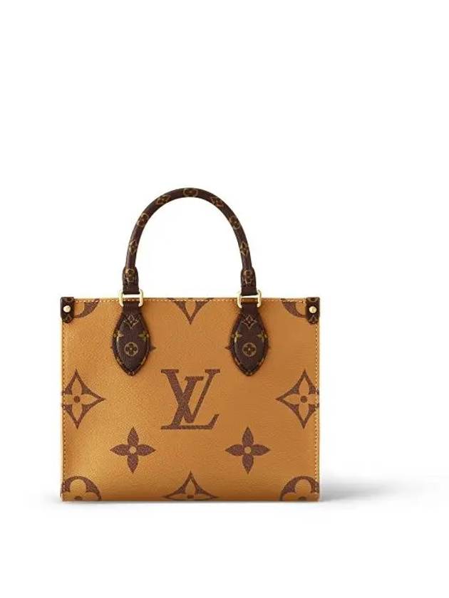 Women's On the Go PM Monogram Tote Bag Brown