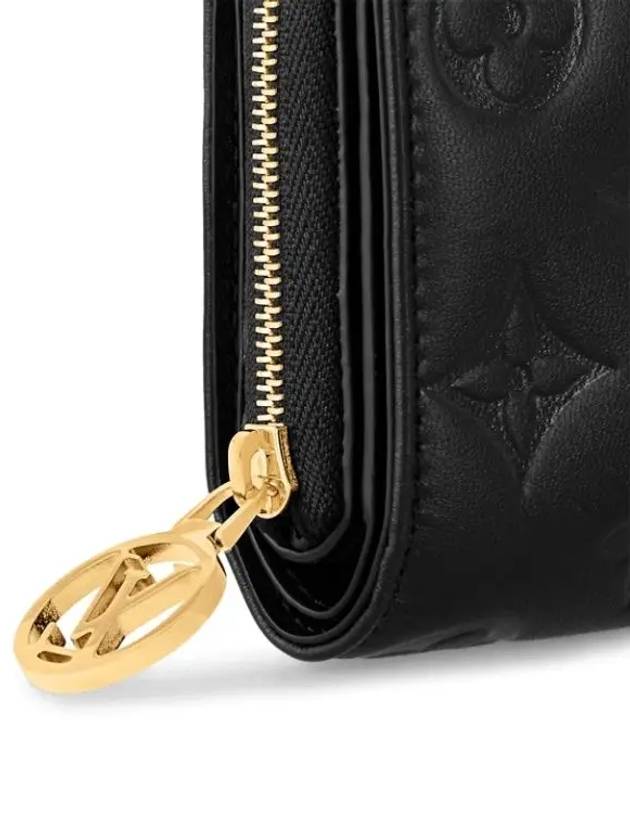 Women's Lou Monogram Lambskin Coin Purse Black