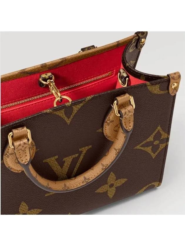 Women's Onthego PM Monogram Tote Bag Brown