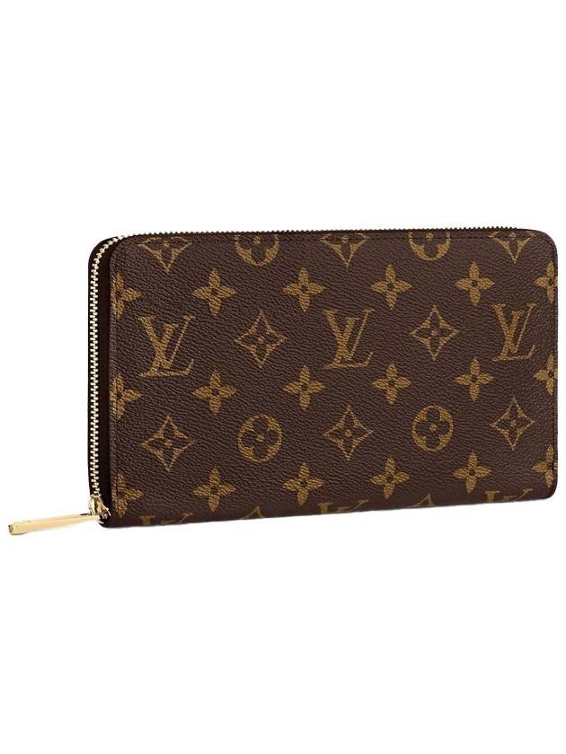 Ziphy Organizer Monogram Long Wallet Brown