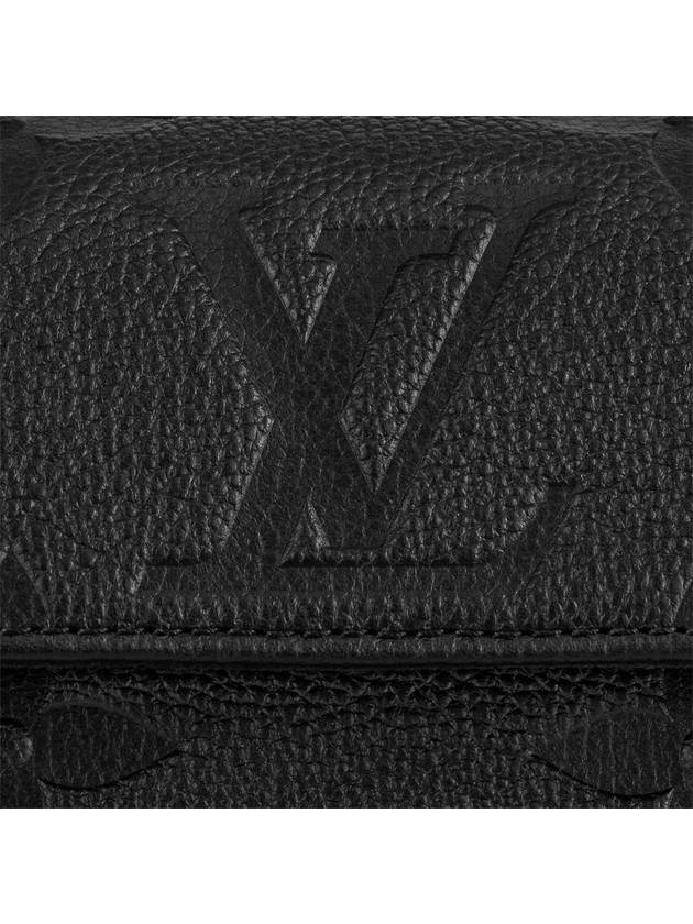 Women's Ivy Monogram Empreinte Chain Long Wallet Black