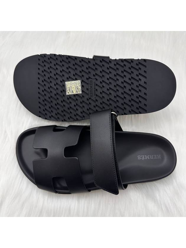 24 years women s chypre slippers leather sandals black