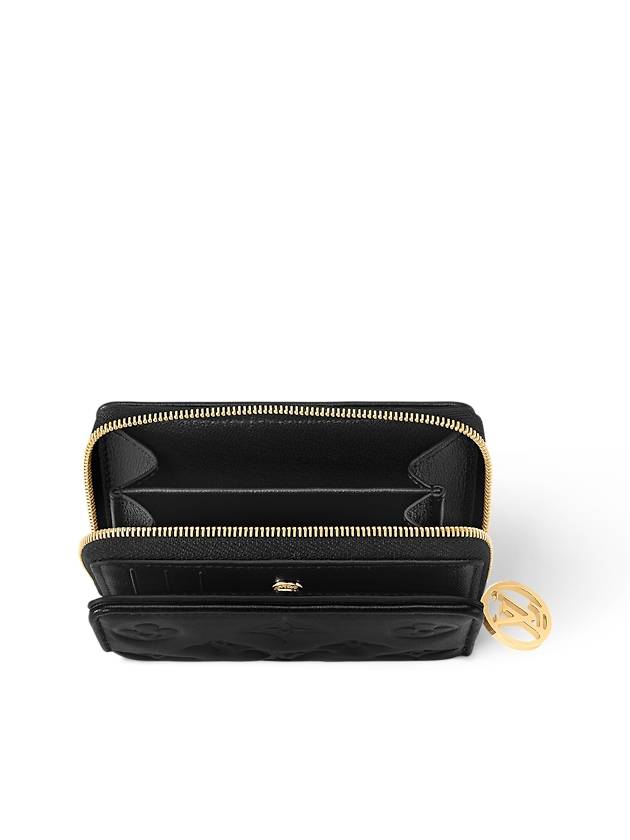 Women's Lou Monogram Lambskin Coin Purse Black