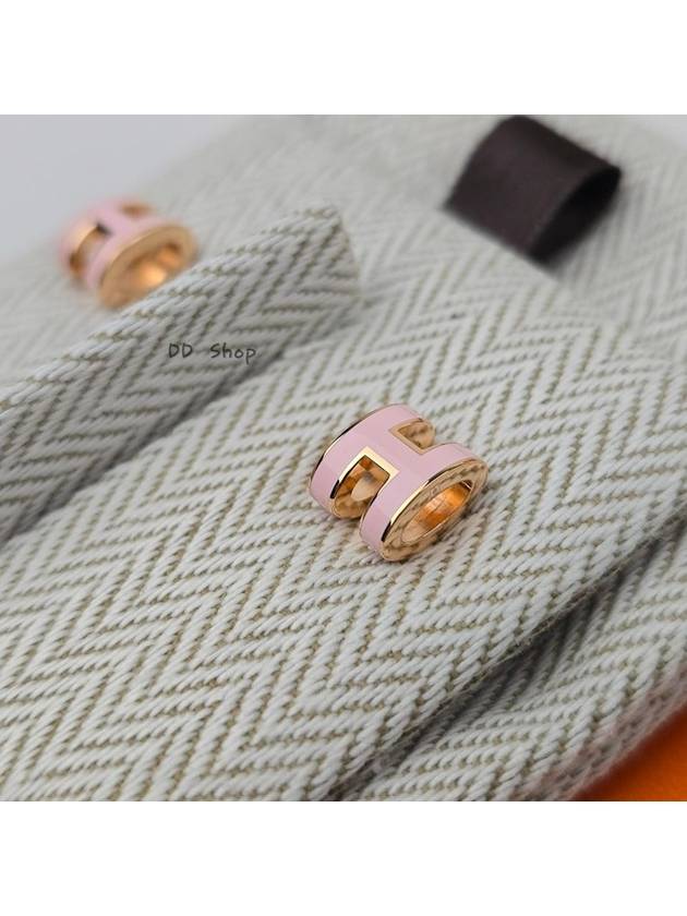 24S Earrings Mini Pop Ache Rose Gold Dragee Pink H608002