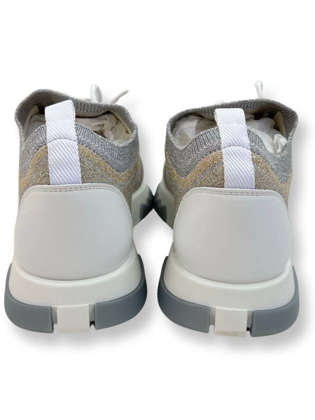 Addict Women's Sneakers Gray Gold Pearl