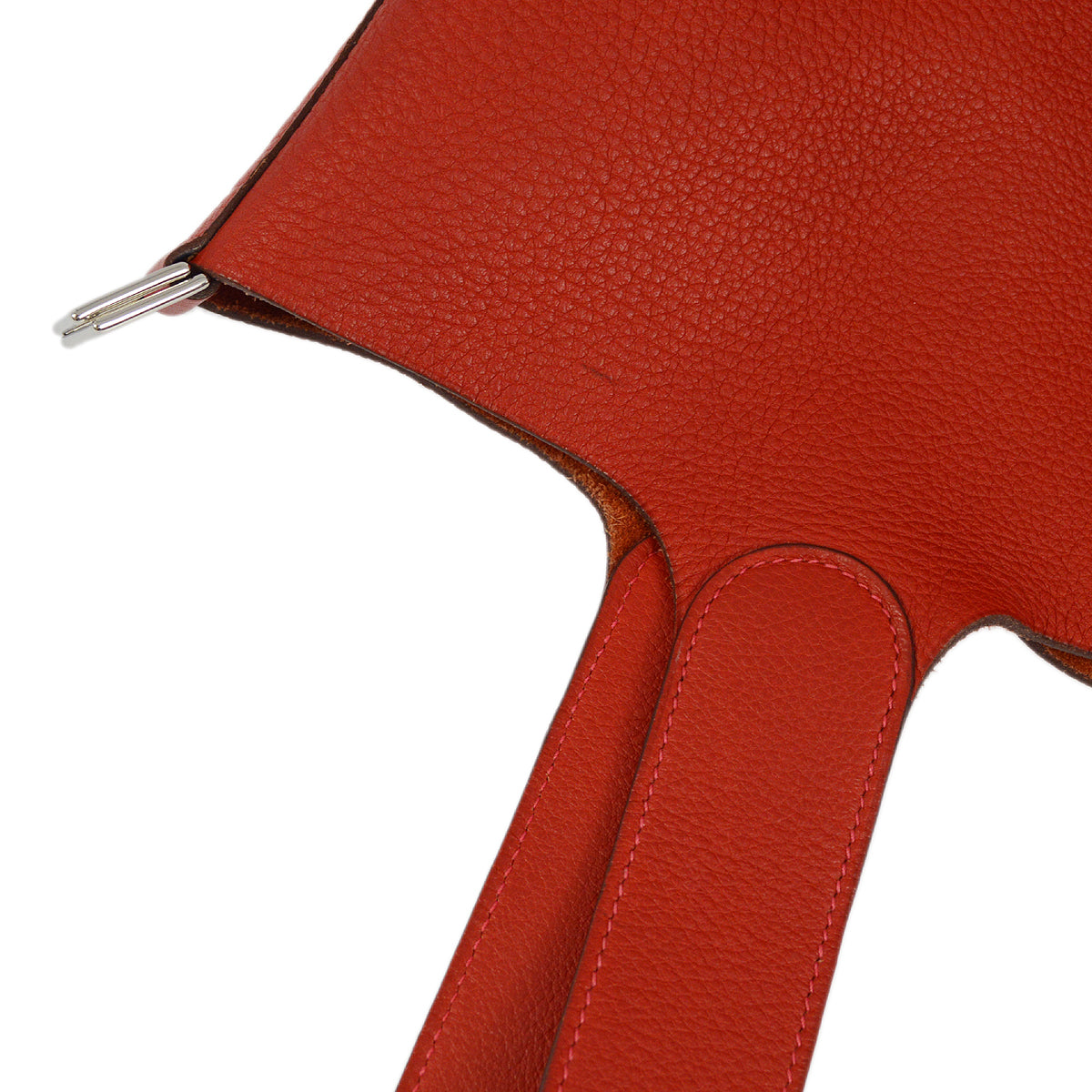 Hermes 2004 Red Taurillon Clemence Picotin TGM