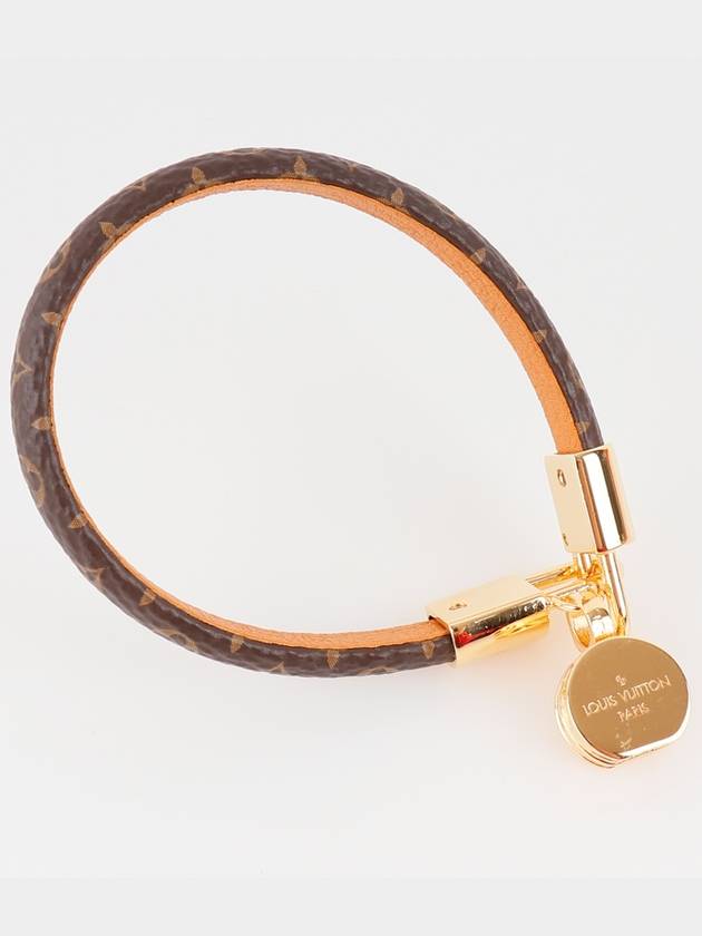 Women's LV Tribute Charm Bracelet Brown Gold