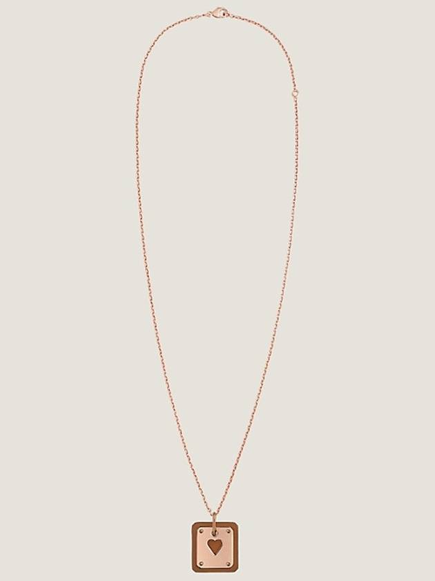 As de Coeur pendant As de Coeur Ace off heart necklace necklace rose gold etope H081865CD37