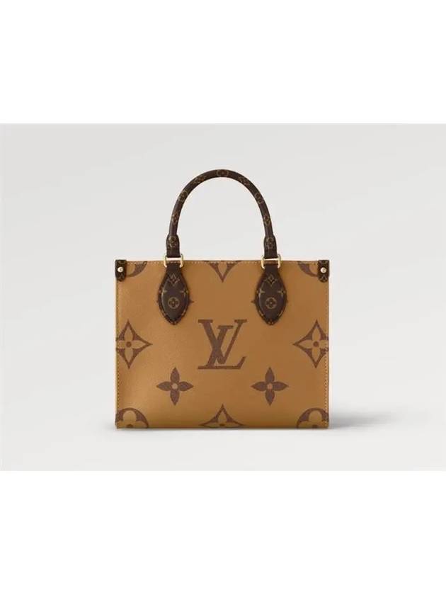 Women's Onthego PM Monogram Tote Bag Brown