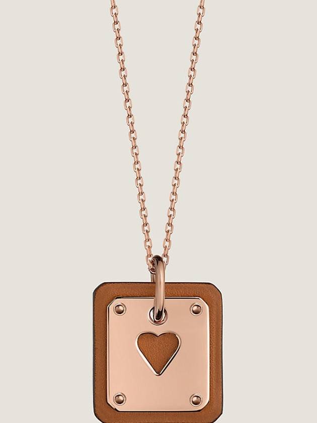 As de Coeur pendant As de Coeur Ace off heart necklace necklace rose gold etope H081865CD37