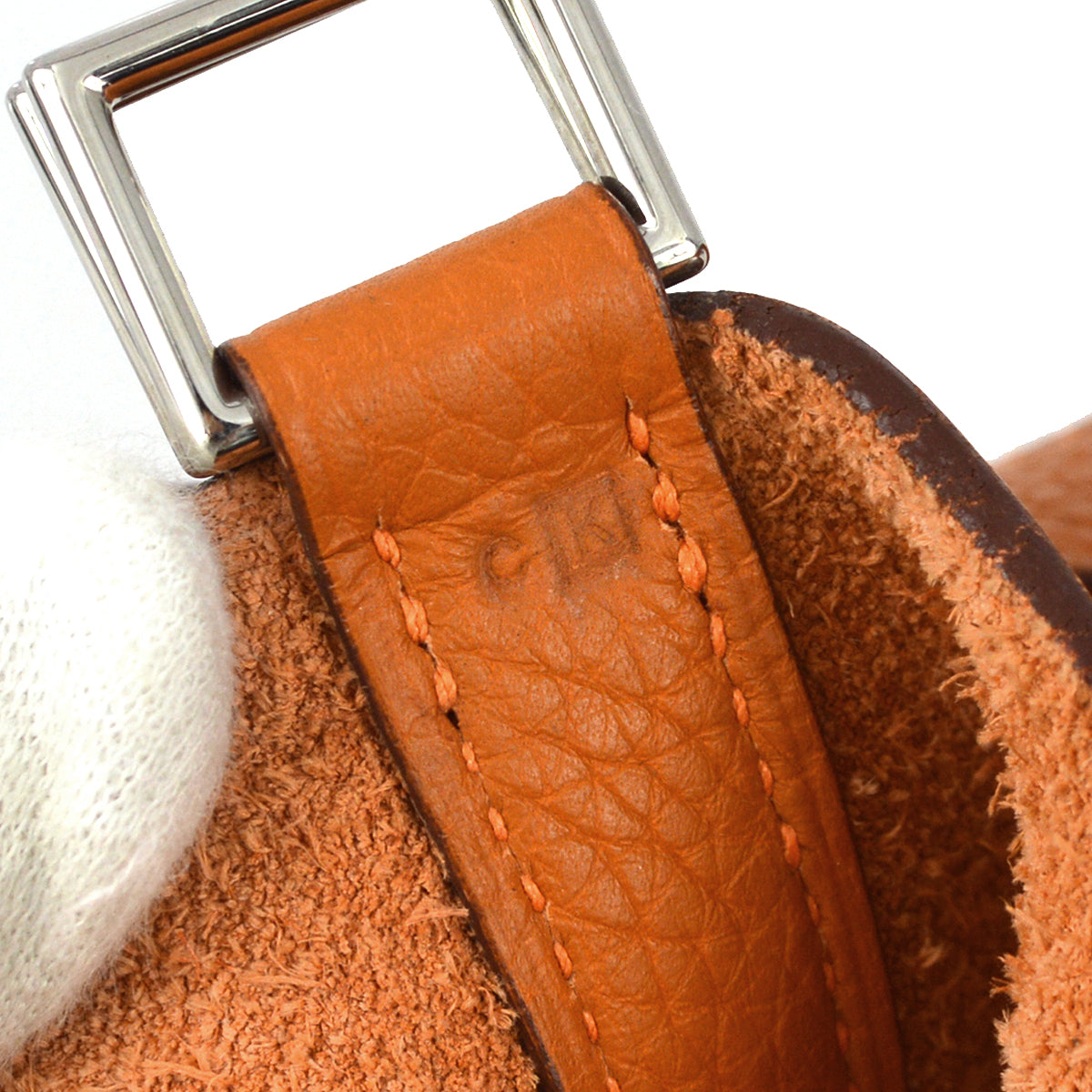 Hermes 2007 Orange Clemence Picotin PM