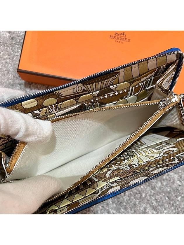 Apsong Silk Zipper Long Wallet FRANCE