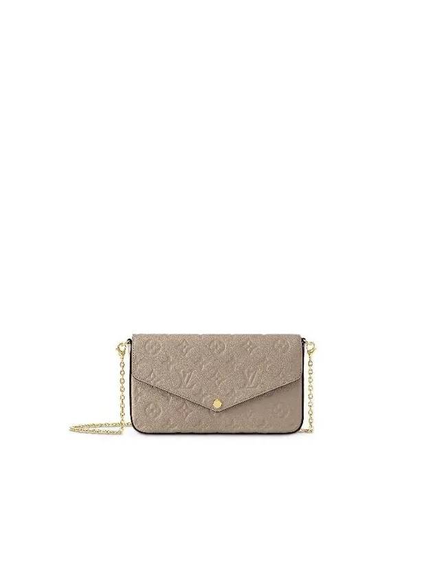 Women's Felicie Pochette Monogram Empreinte Leather Cross Bag Dune