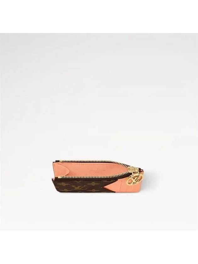 Women s Romi Monogram Card Wallet Apricot