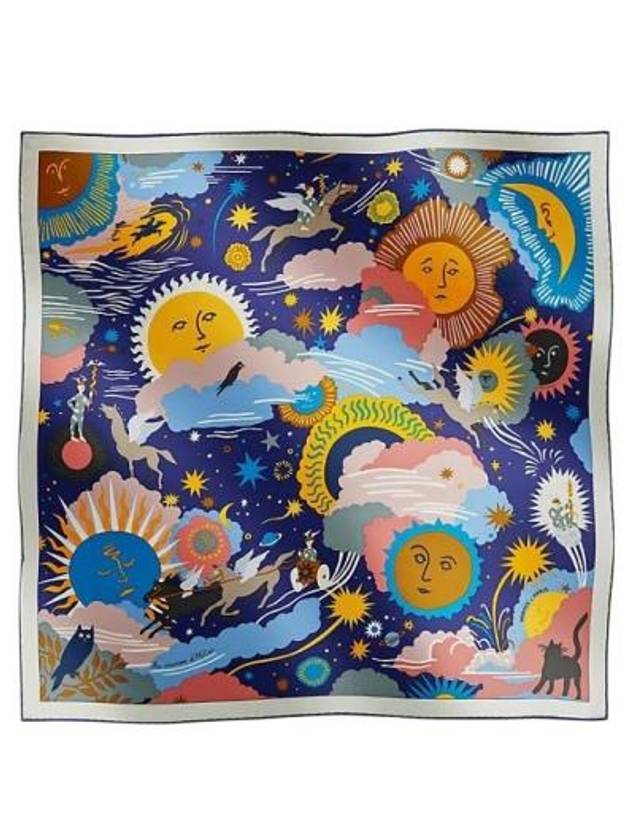 Au Royaume d Helios Silk Women Scarf 70 H984028S 01