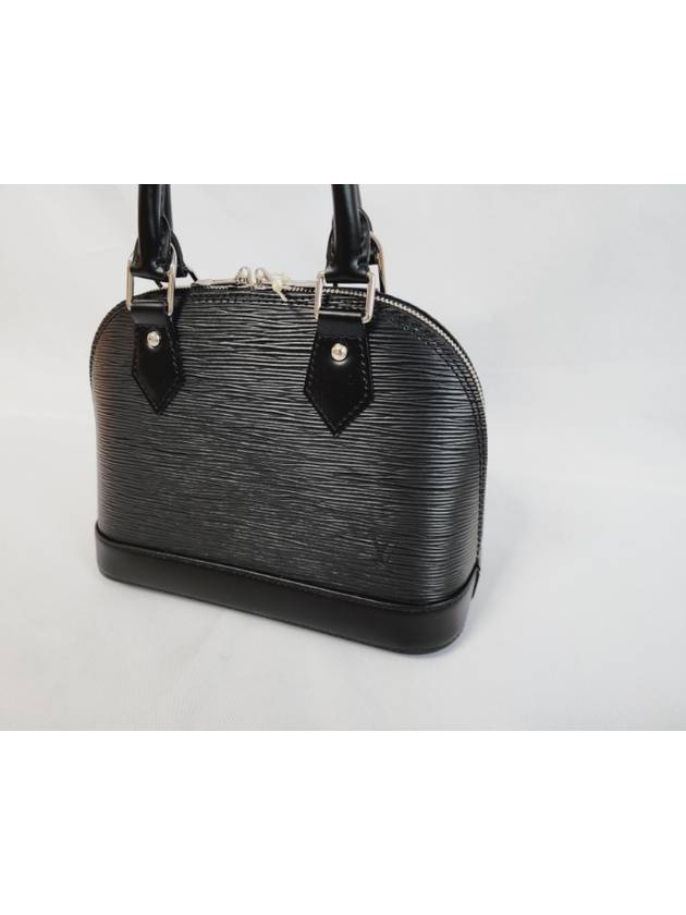 Alma BB Epi Shoulder Bag Black