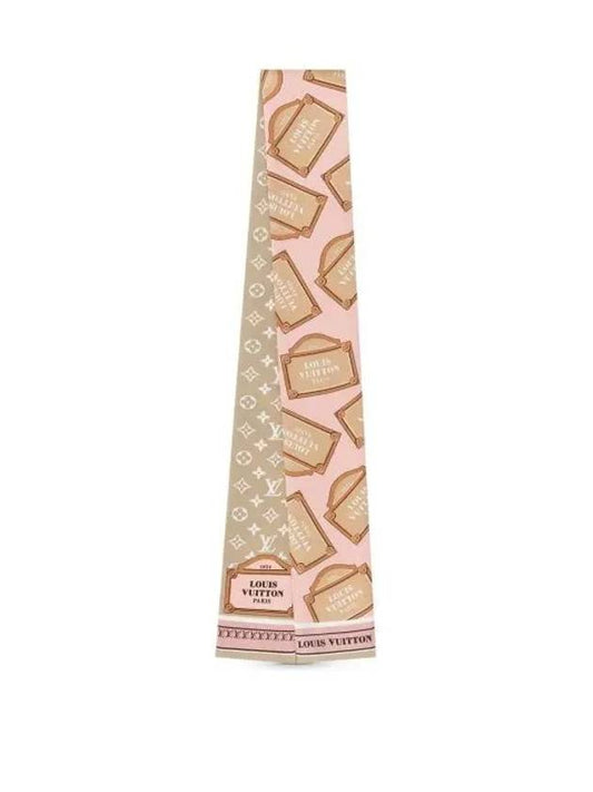 Women's Paname Monopaname Silk Scarf Beige