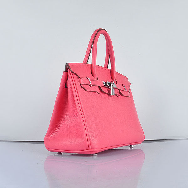 Hermes Birkin 30cm Togo leather Handbags Lip Pink Sliver