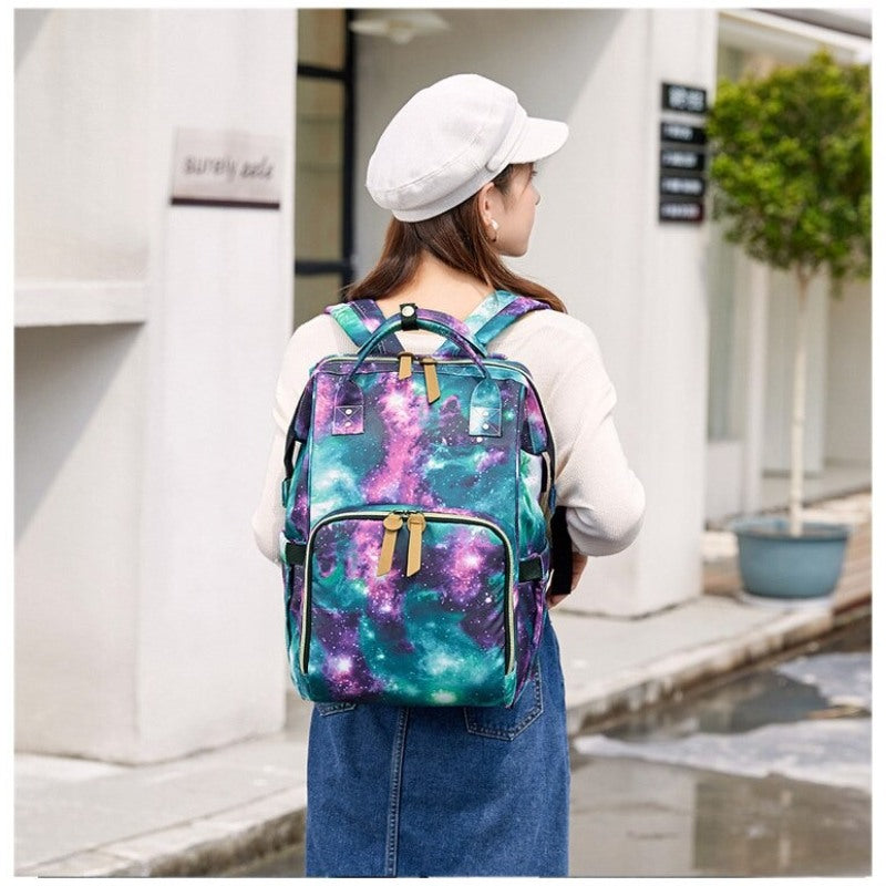 Nylon Waterproof Women's Diaper Backpacks