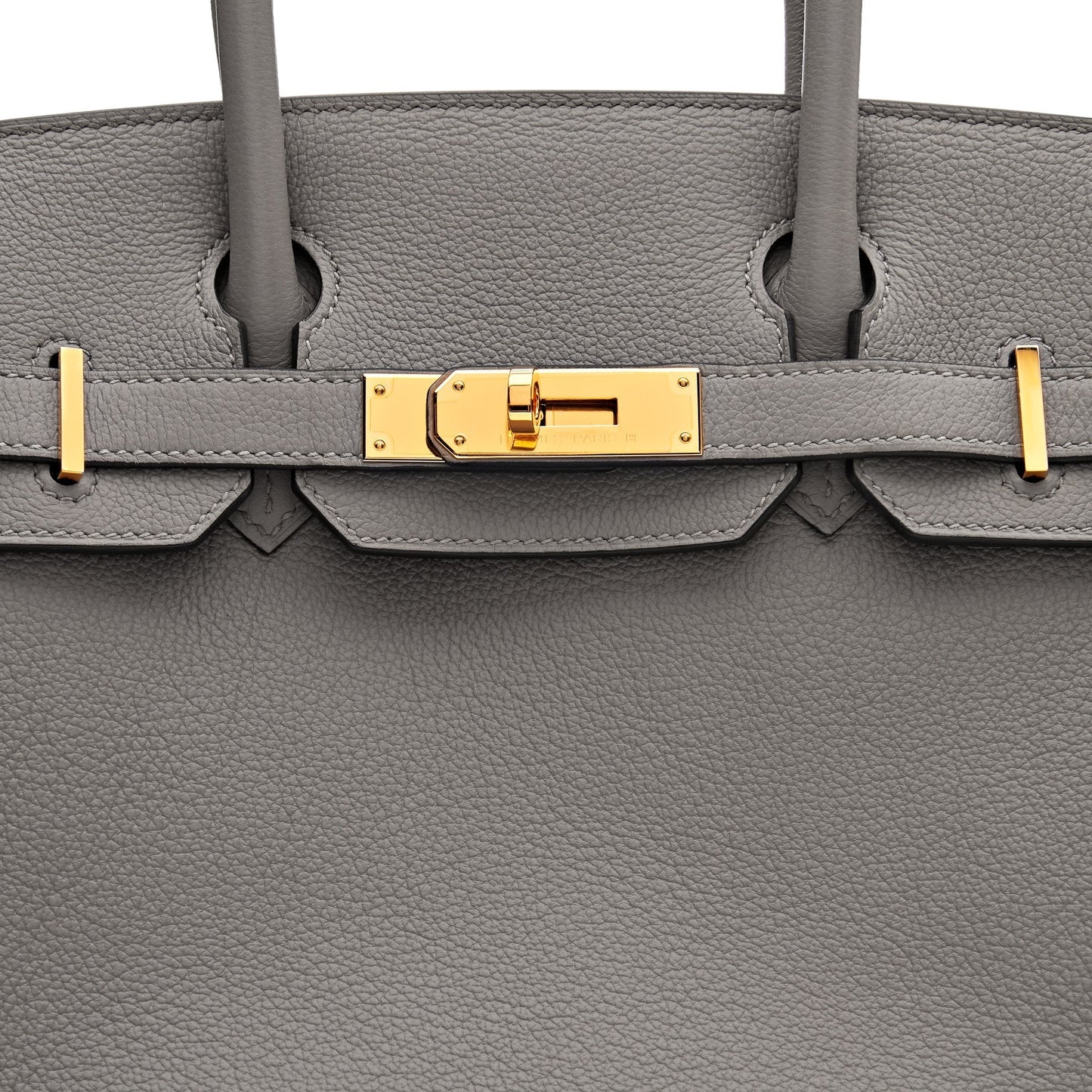 Hermes Birkin 30 Gris Togo Leather Gold Hardware