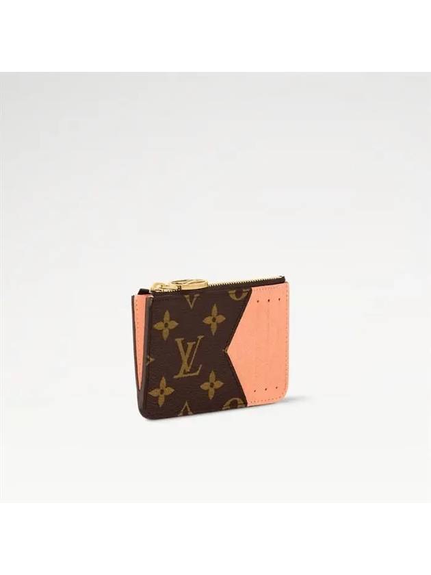 Women s Romi Monogram Card Wallet Apricot