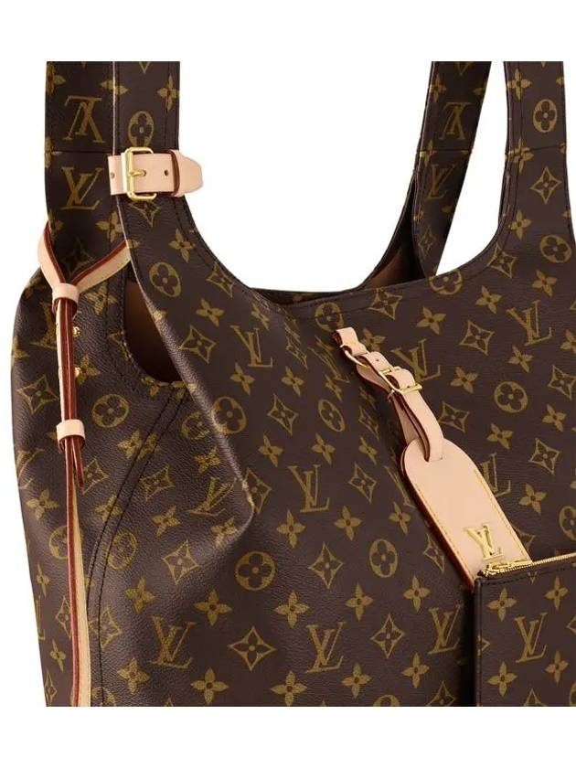 Atlantis GM Monogram Canvas Tote Bag Brown