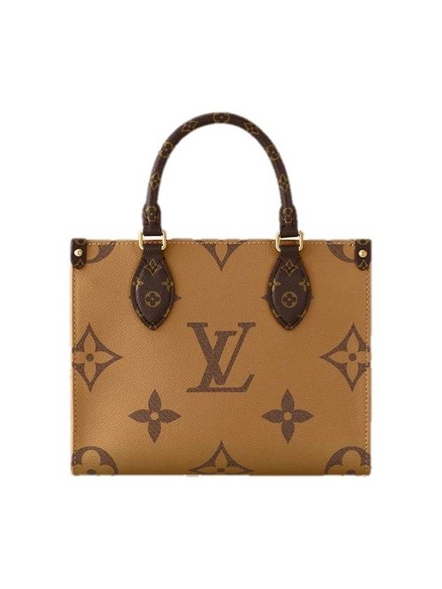 Women's Onthego PM Monogram Tote Bag Brown