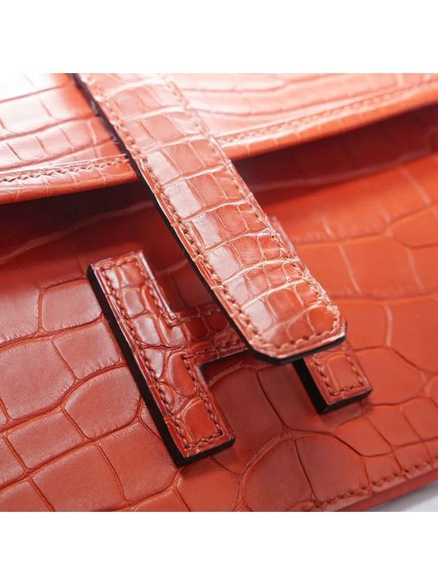 Alligator crocodile leather clutch wallet