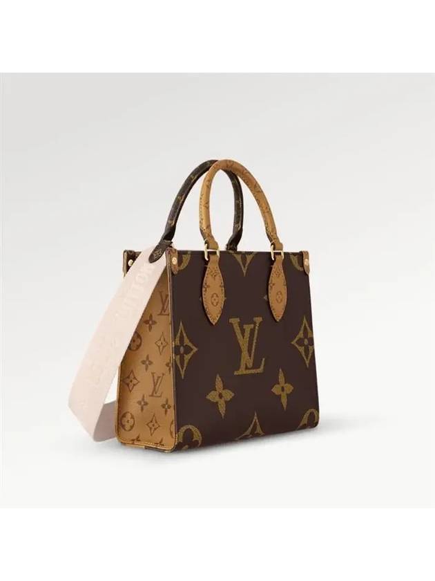 Women's Onthego PM Monogram Tote Bag Brown