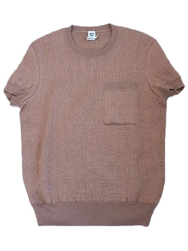 Women's Torsades Cliquetis Unies Knit Top Beige