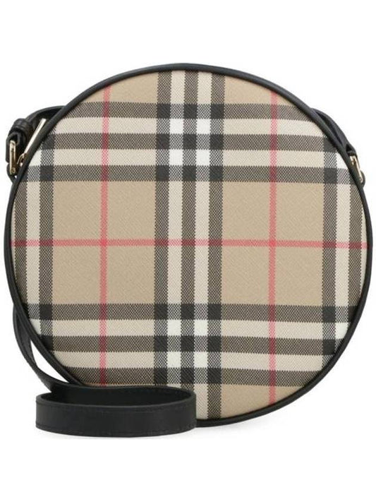 Women's Louise Vintage Check Leather Mini Bag Archive Beige Black