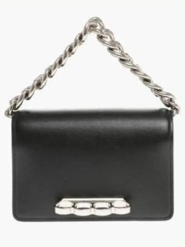 4-ring chain mini bag black