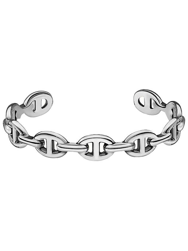 Hermes Medium Chaine D'ancre Enchainee Bracelet Sterling Silver