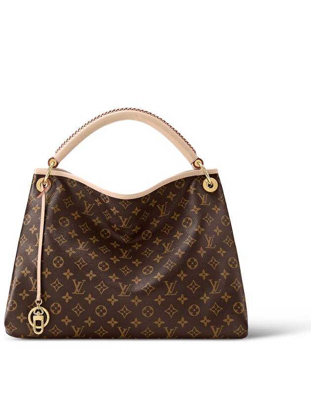 Artsy MM Monogram Tote Bag Brown