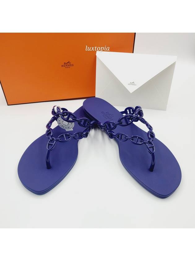 Women Slippers Island Sandals Jelly Violet H241051Z