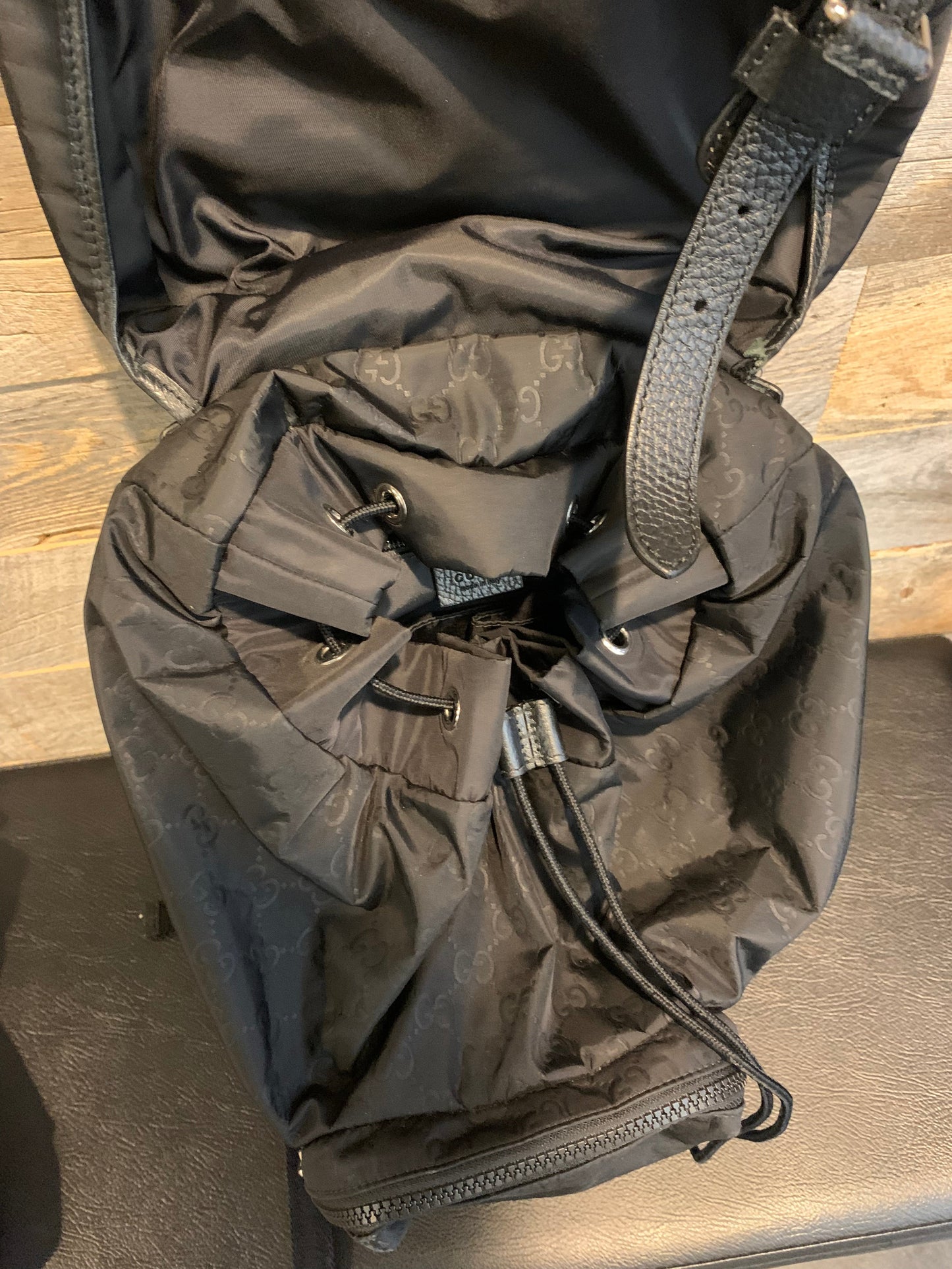 Gucci Guccissima Nylon Backpack