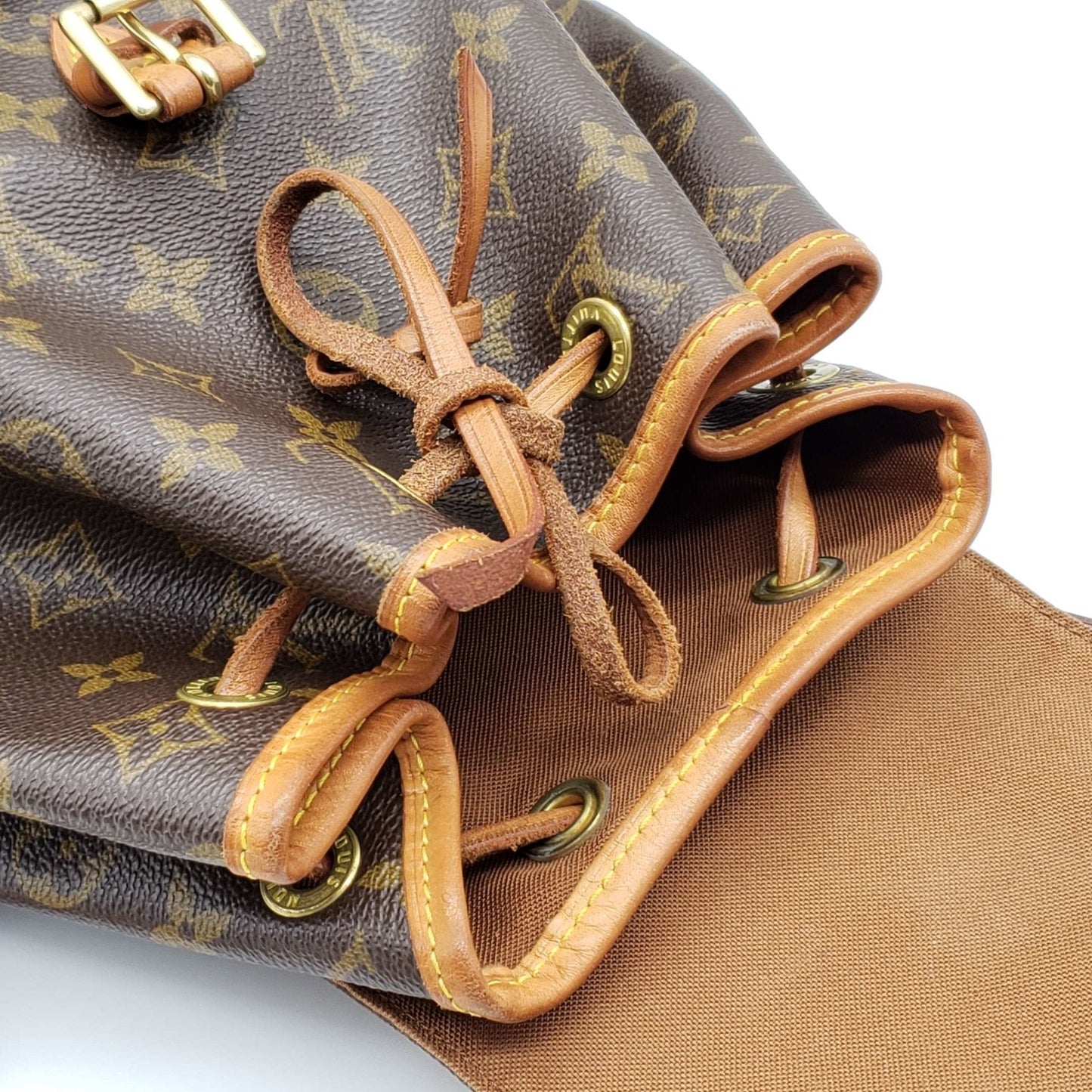 Louis Vuitton Montsouris MM Browns Monogram Backpack