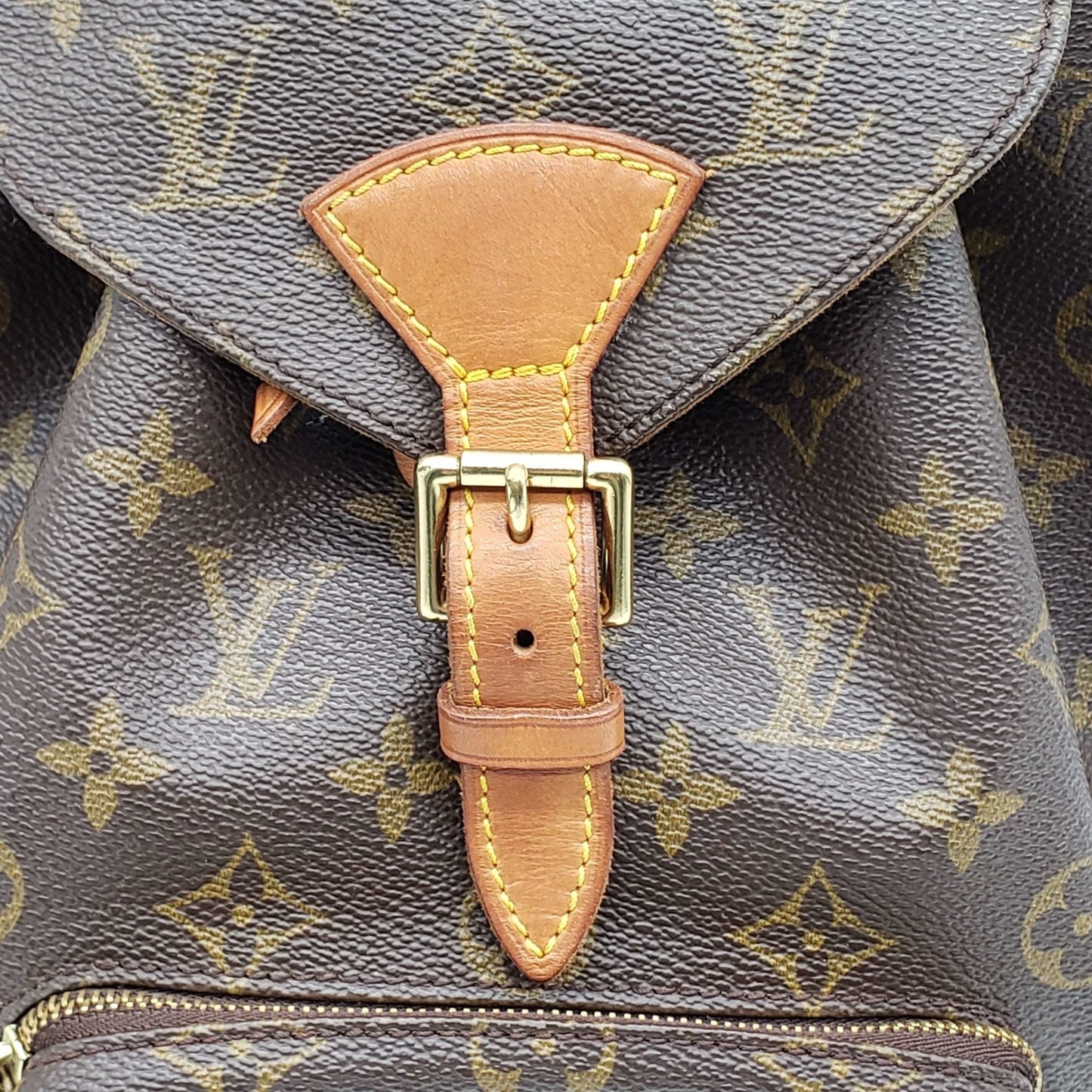 Louis Vuitton Montsouris MM Browns Monogram Backpack