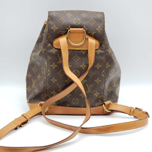 Louis Vuitton Montsouris MM Browns Monogram Backpack