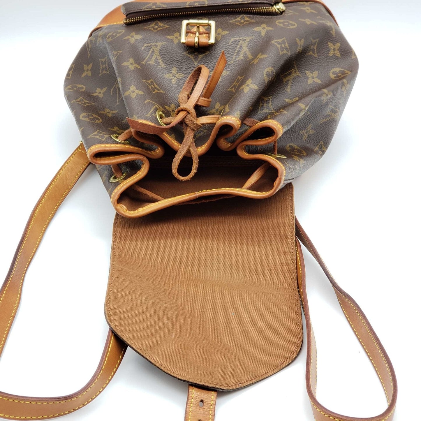 Louis Vuitton Montsouris MM Browns Monogram Backpack