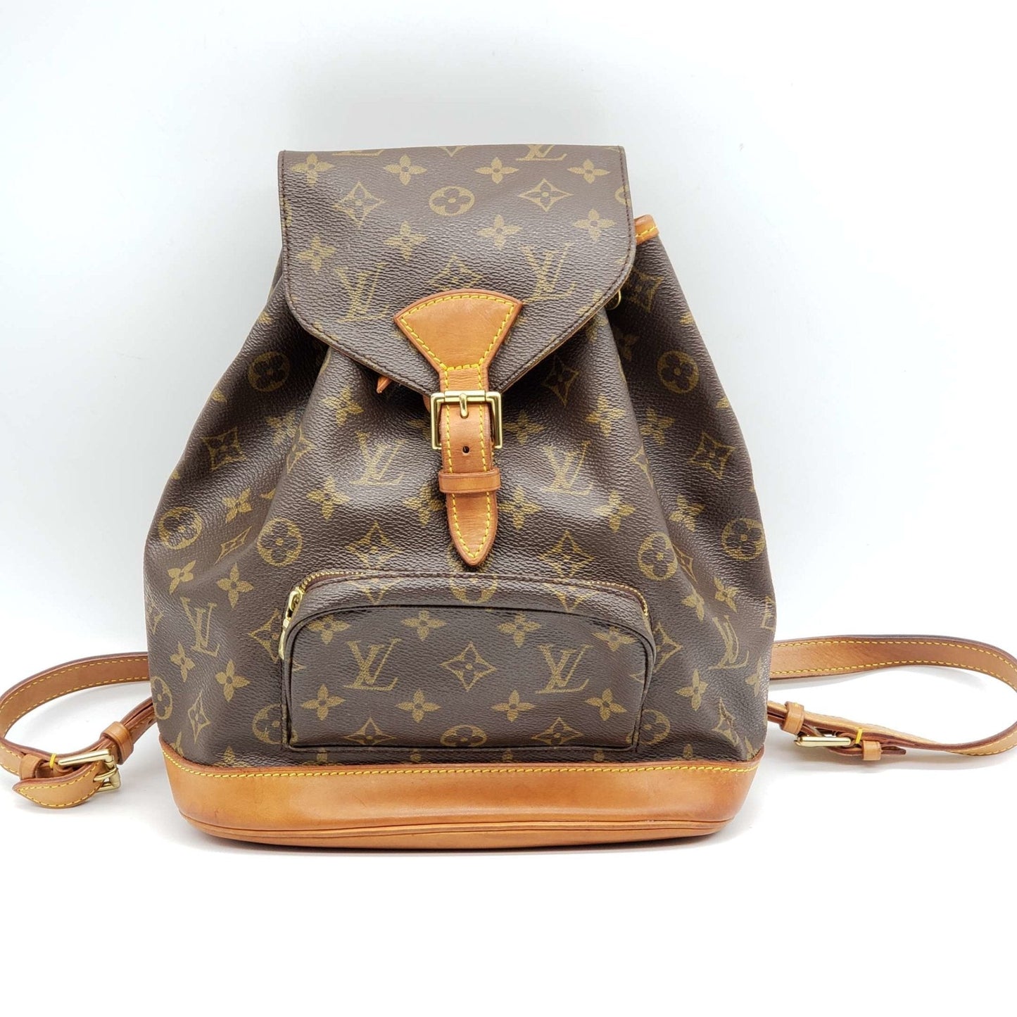 Louis Vuitton Montsouris MM Browns Monogram Backpack