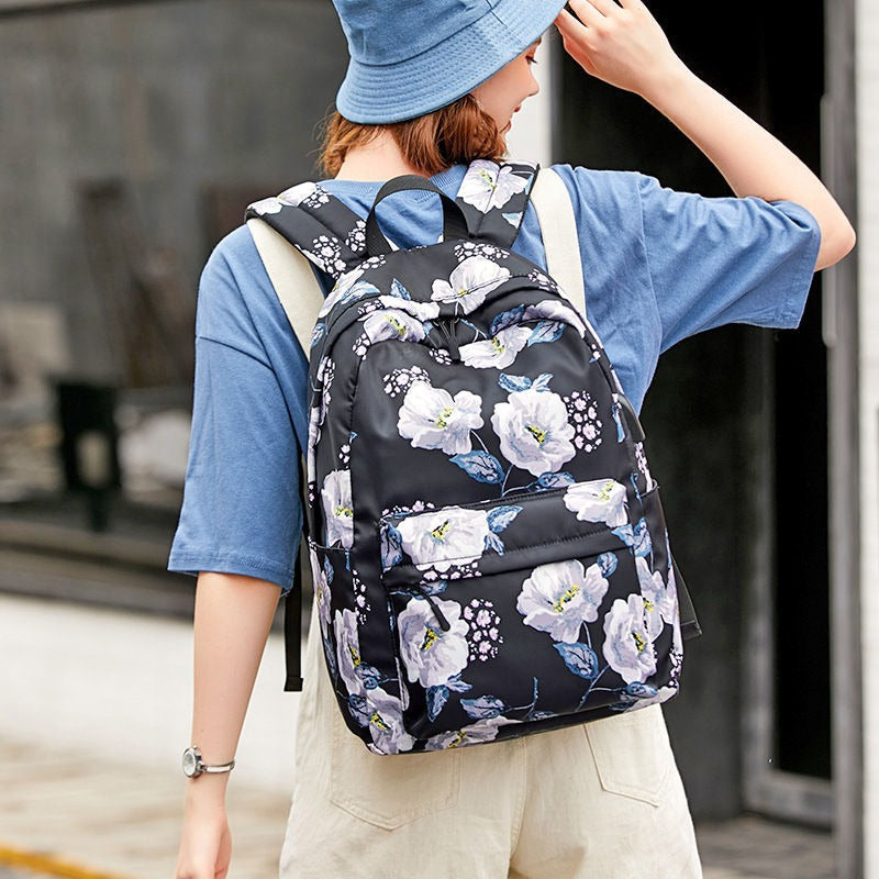 Printed Backpack For Women