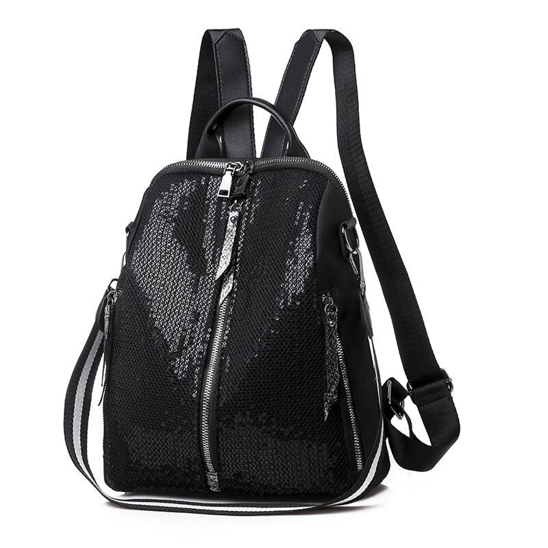 Oxford Sequins Backpack For Women