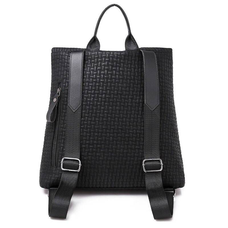 Black Leather Backpack For Women