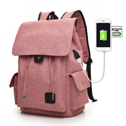 Women's USB Charging Laptop Backpack